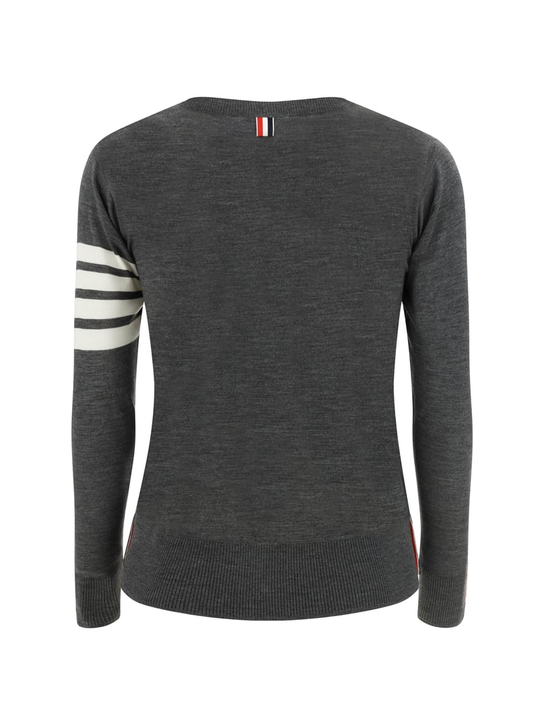 fleece wool sweater med grey by Selfnex