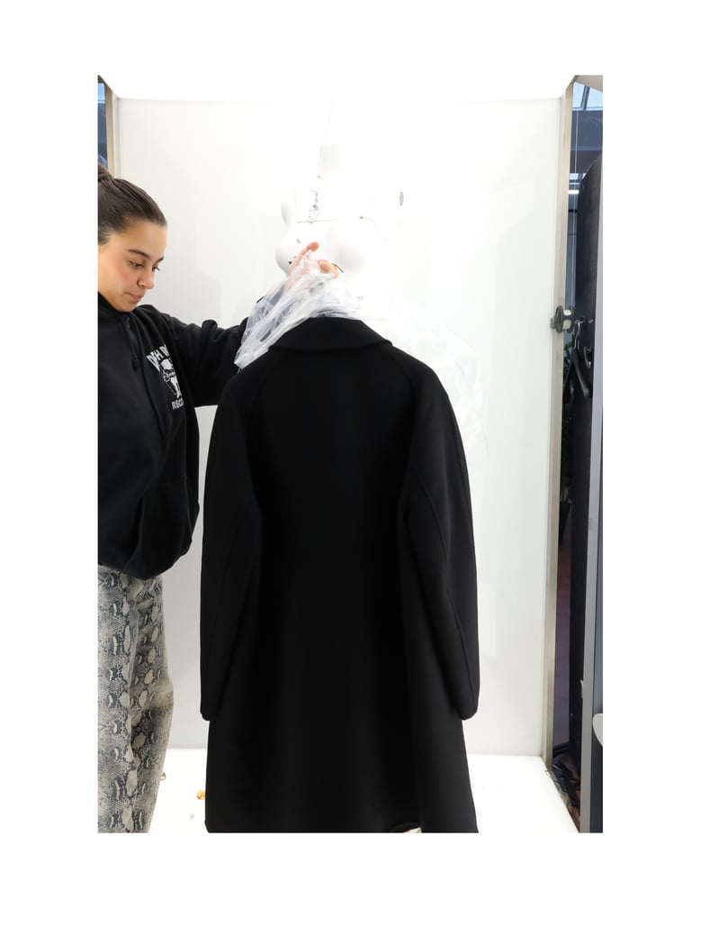coat cashmere black by Selfnex