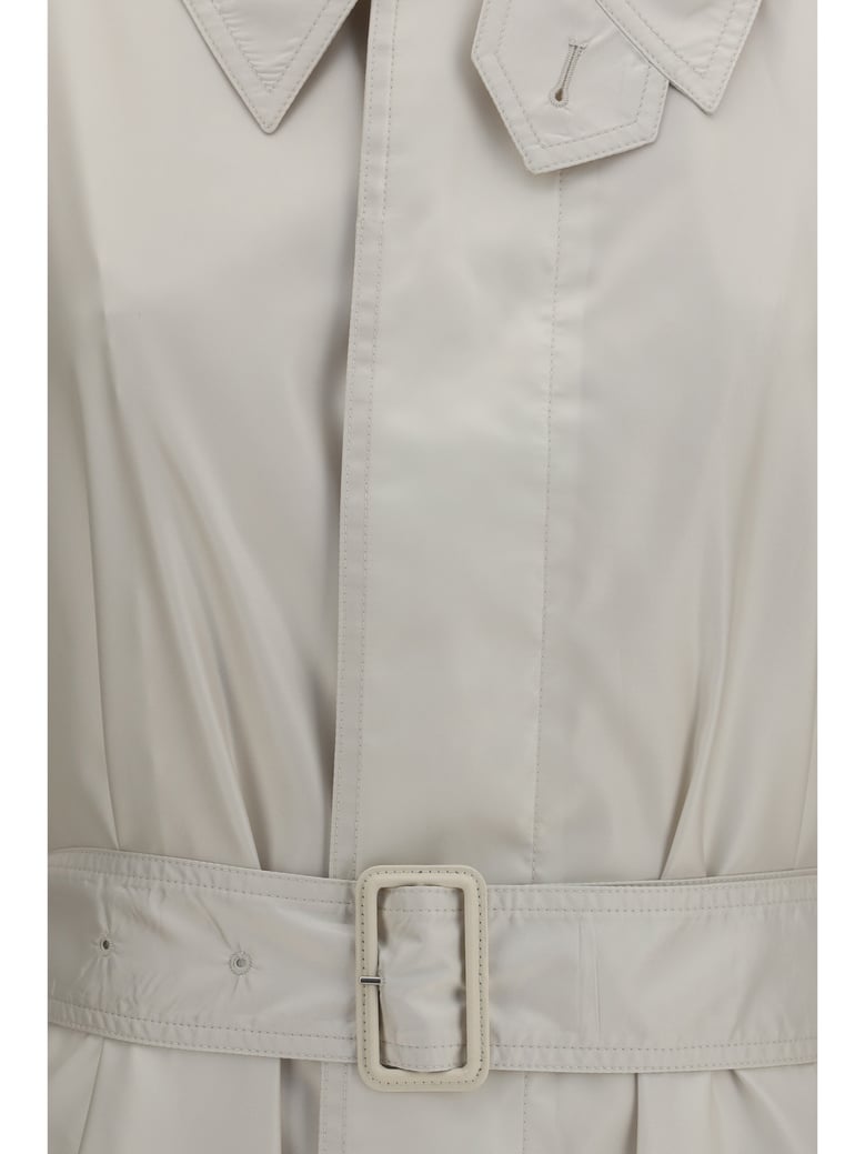 trench coat cotton twill salt by Selfnex