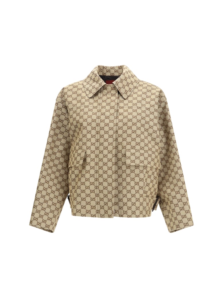 bomber jacket gg canvas camel/ebony by Selfnex