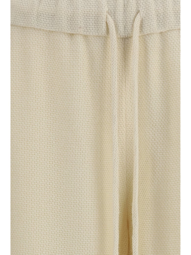 trousers gelos ivory alpaca by Selfnex