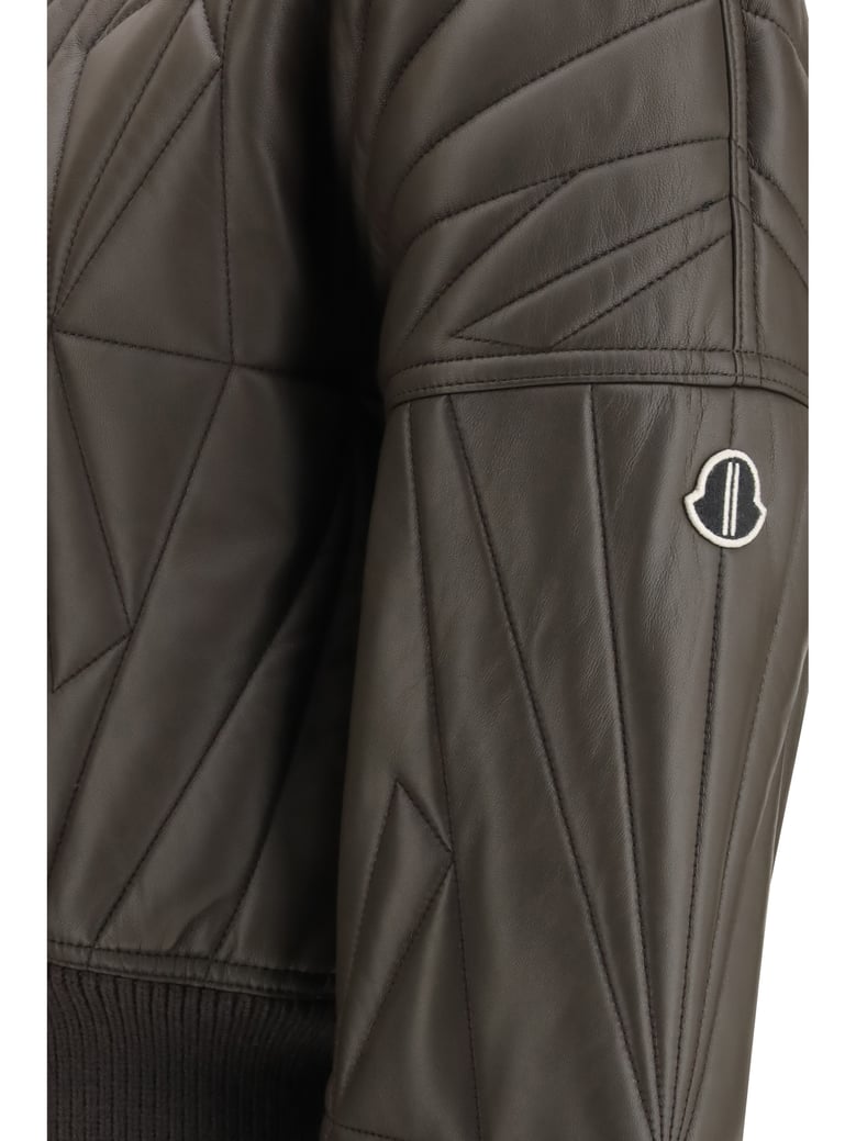 leather jacket geocamo dark dust by Selfnex