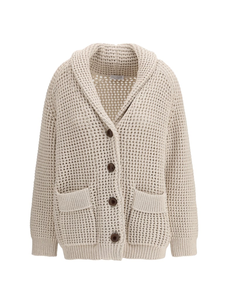 cardigan cotton-feather oat by Selfnex