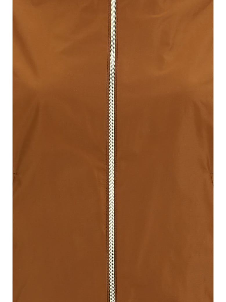 waterproof jacket cognac by Selfnex