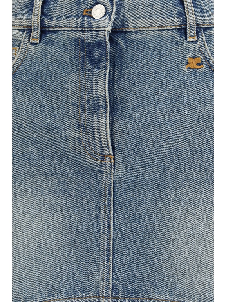 skirt, denim circle by Selfnex