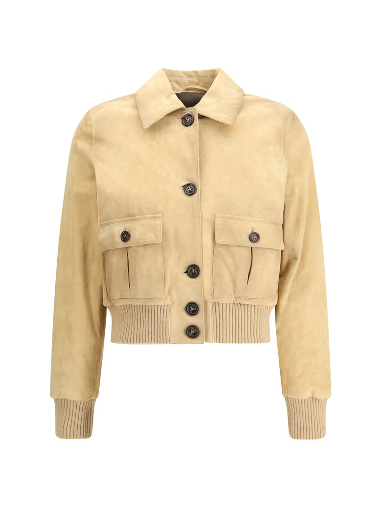 jacket suede sand by Selfnex