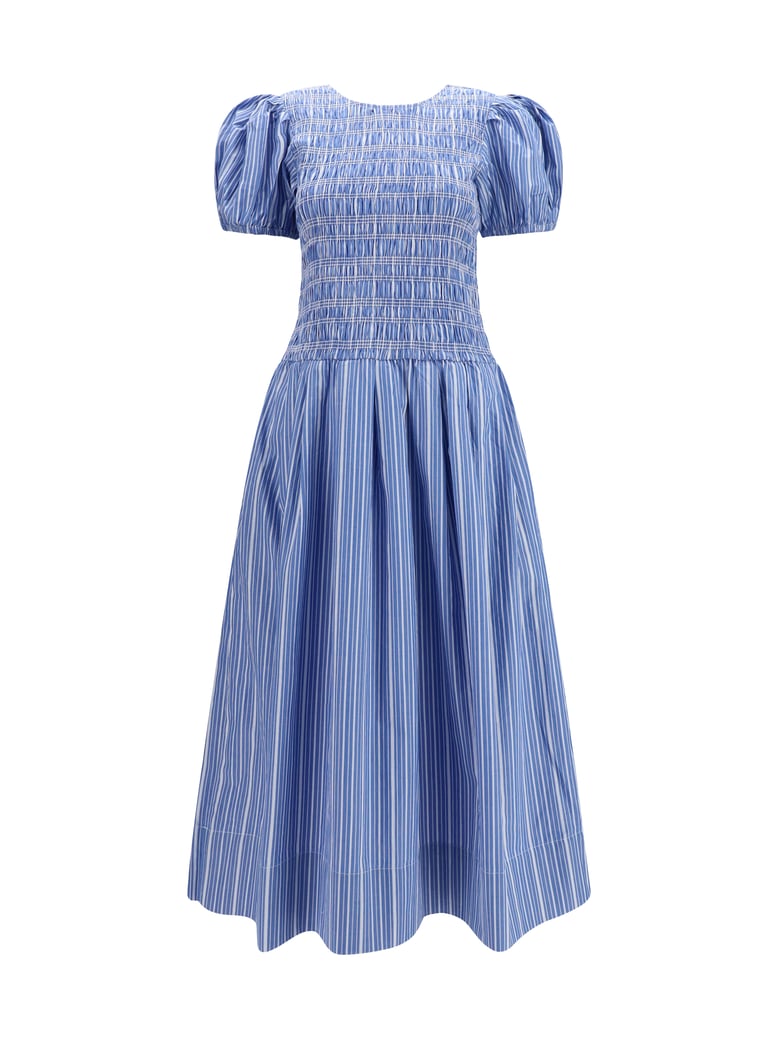 striped cotton dress by Selfnex