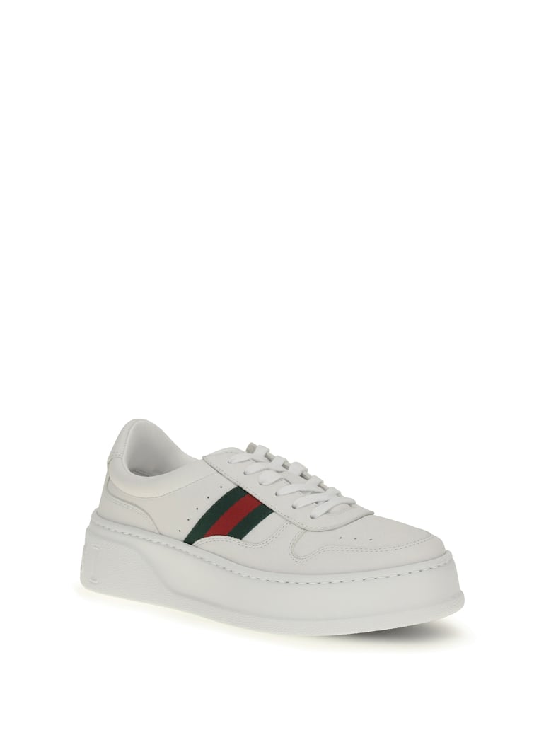 sneakers oversized sole white/green by Selfnex