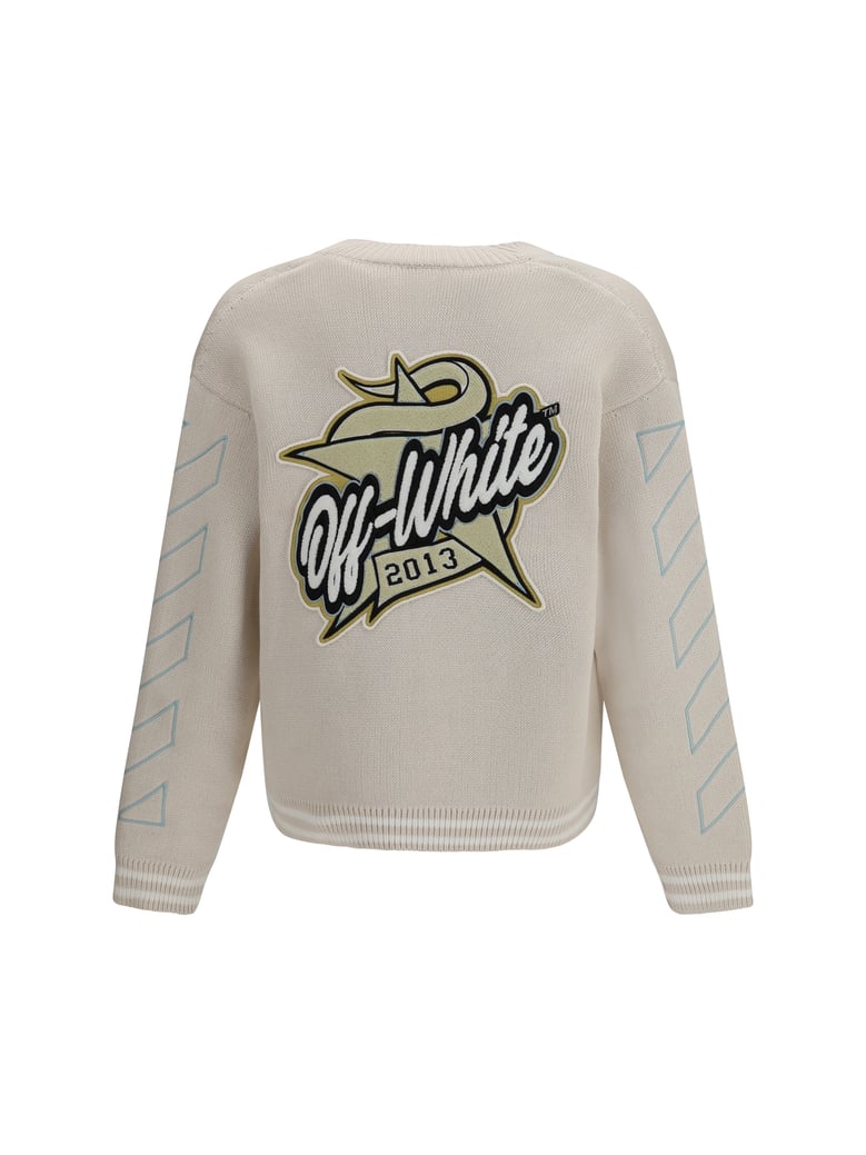 cardigan star logo diagonal cream by Selfnex