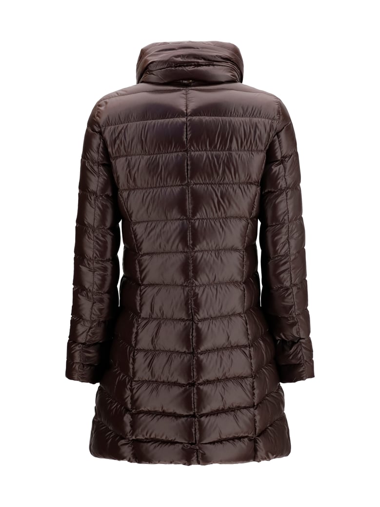 down jacket maria dark brown by Selfnex