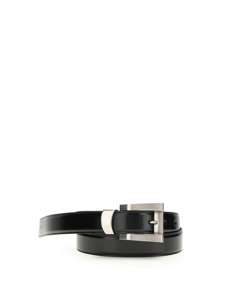 leather belt black by Selfnex