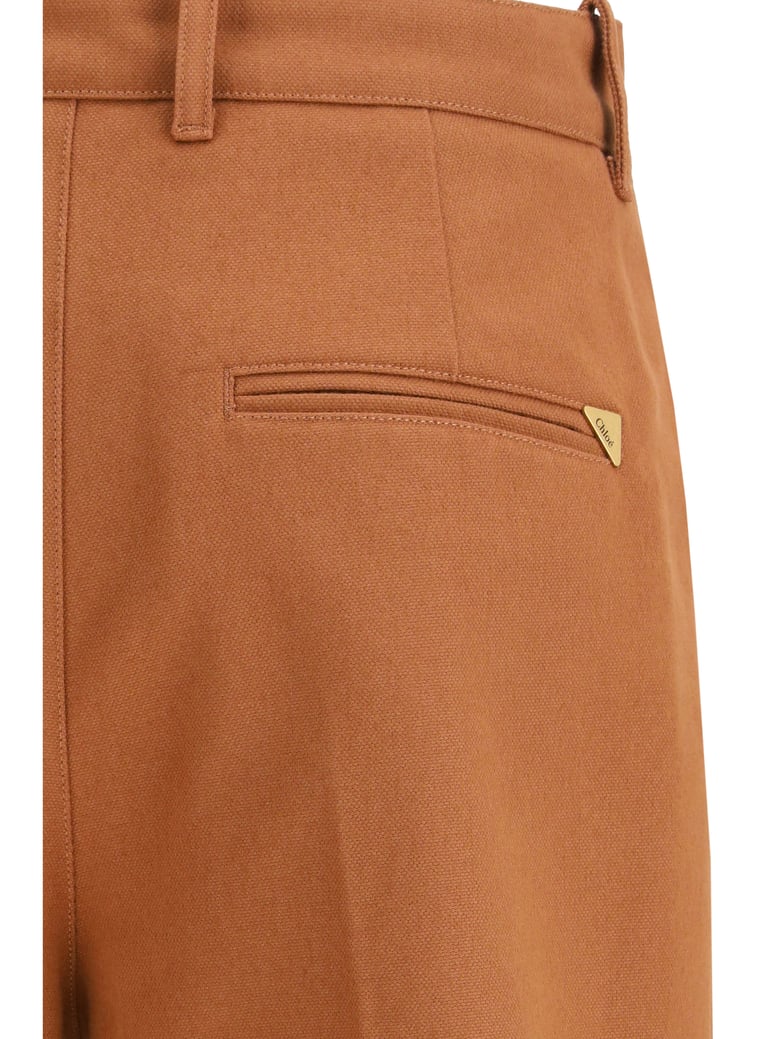flare denim jeans nougat by Selfnex