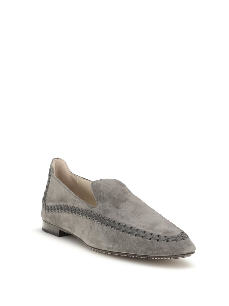 leather loafers grey by Selfnex