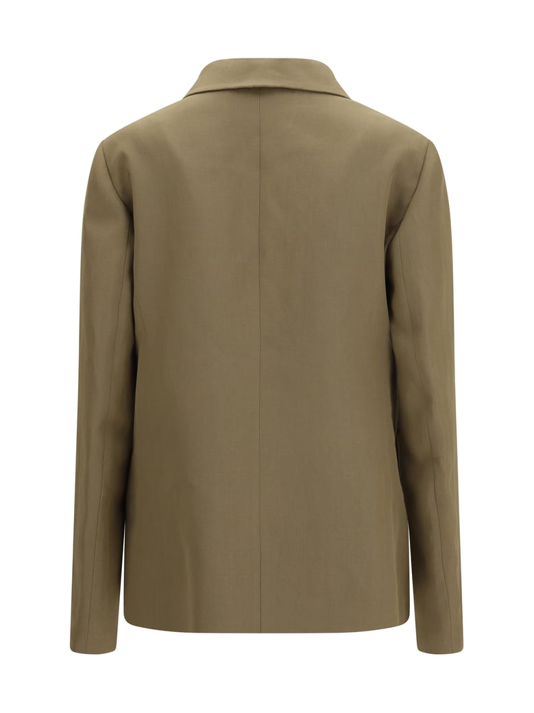 pocket blazer taupe by Selfnex