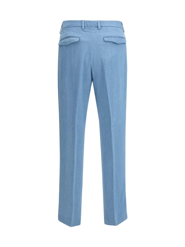 tailored trousers in cerulean by Selfnex