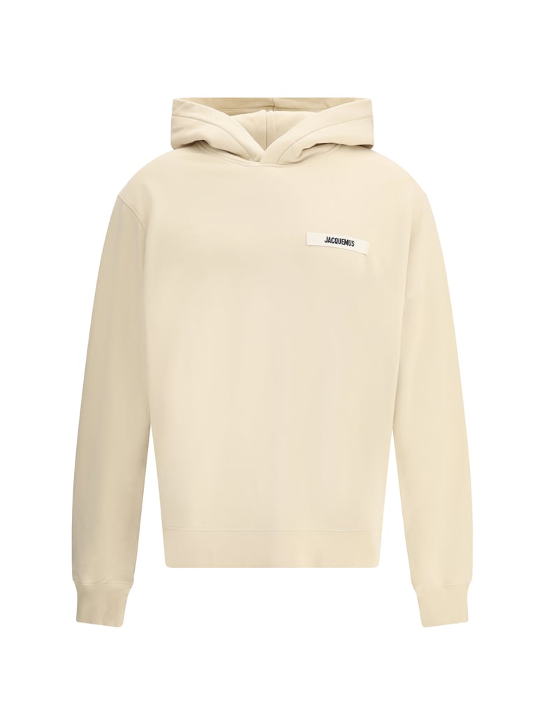 hooded sweatshirt beige by Selfnex