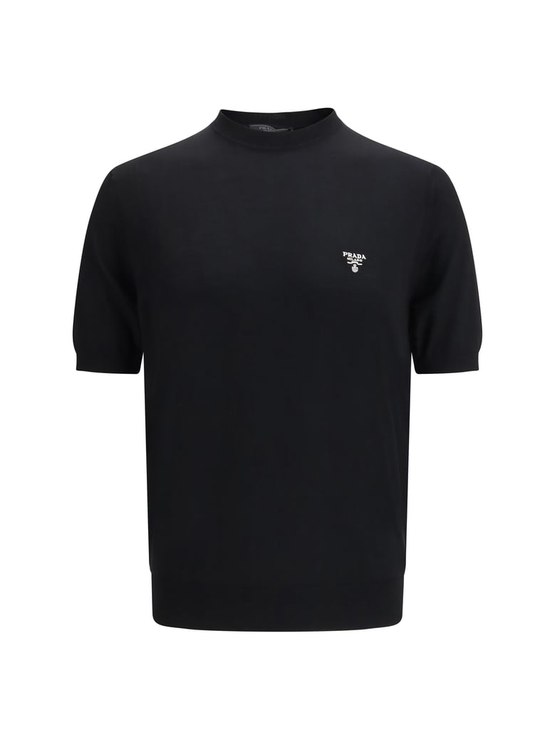 t-shirt virgin wool black by Selfnex