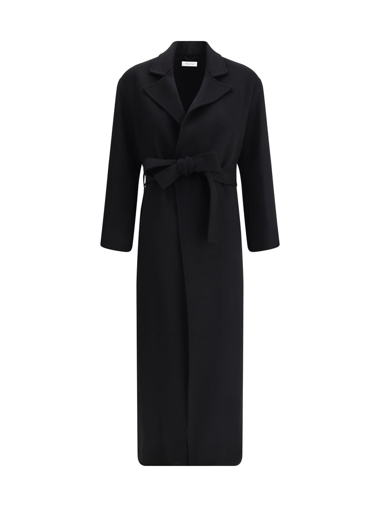 long robe coat black by Selfnex