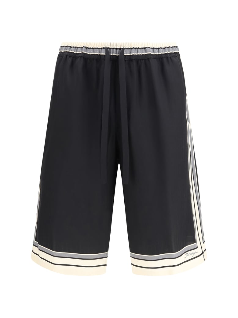 drawstring shorts black by Selfnex