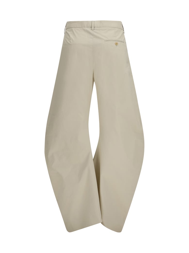 tailored trousers light beige by Selfnex
