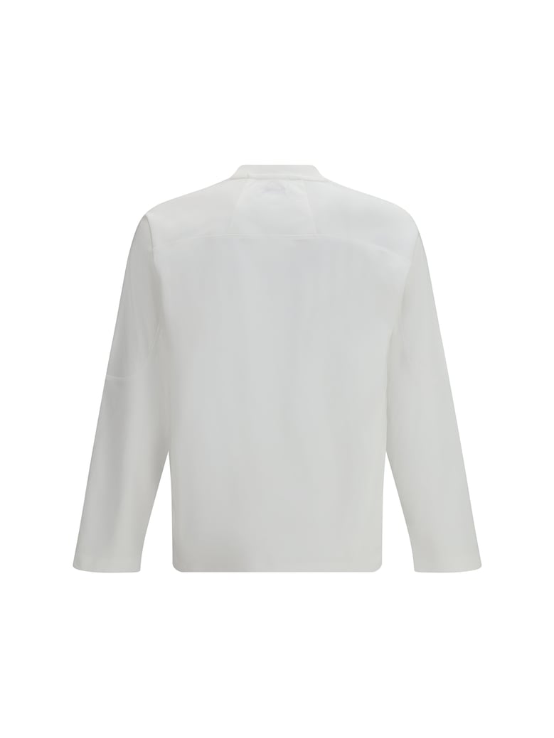 long-sleeved t-shirt white by Selfnex