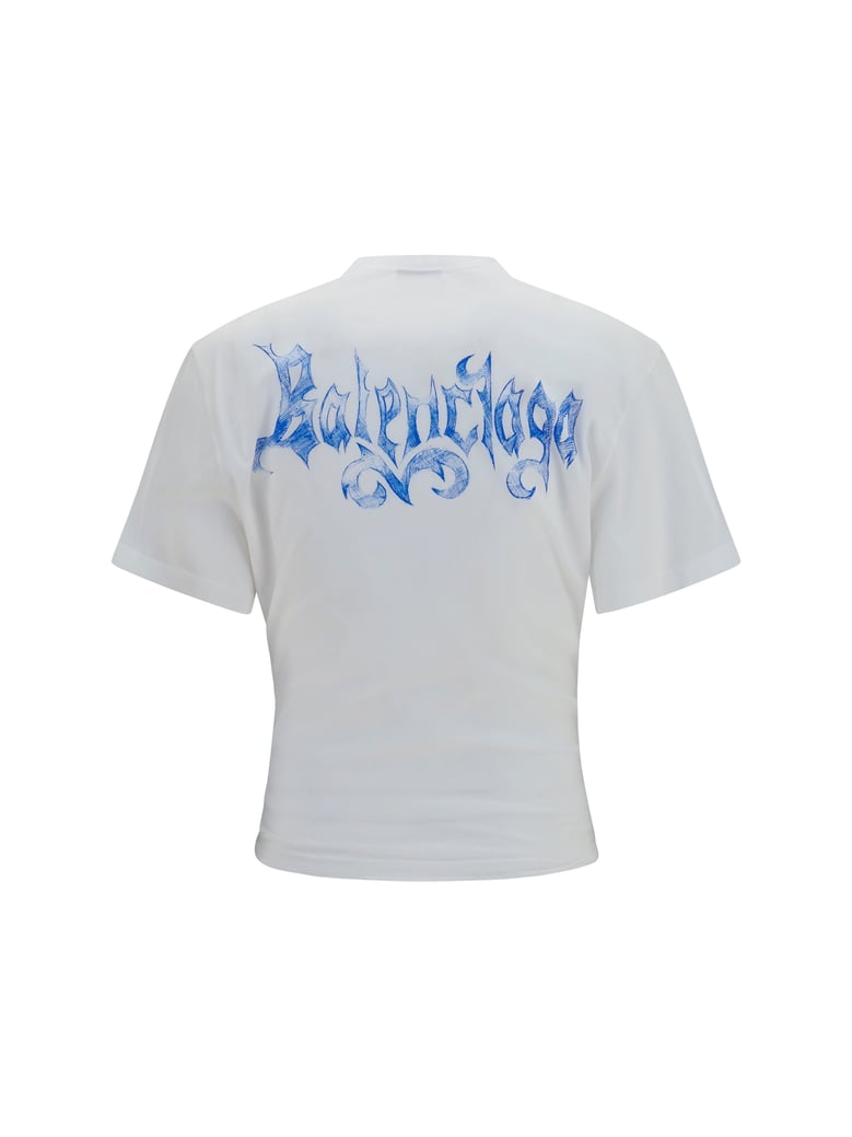 t-shirt sketchy full white by Selfnex