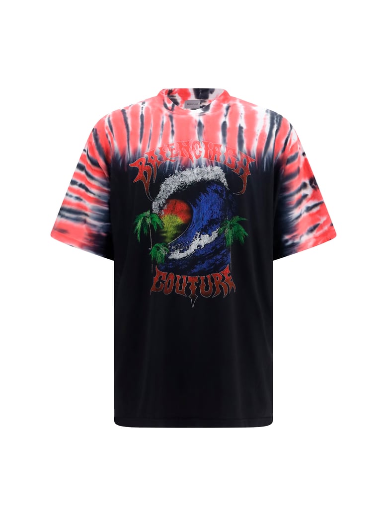 t-shirt extreme tie dye black by Selfnex