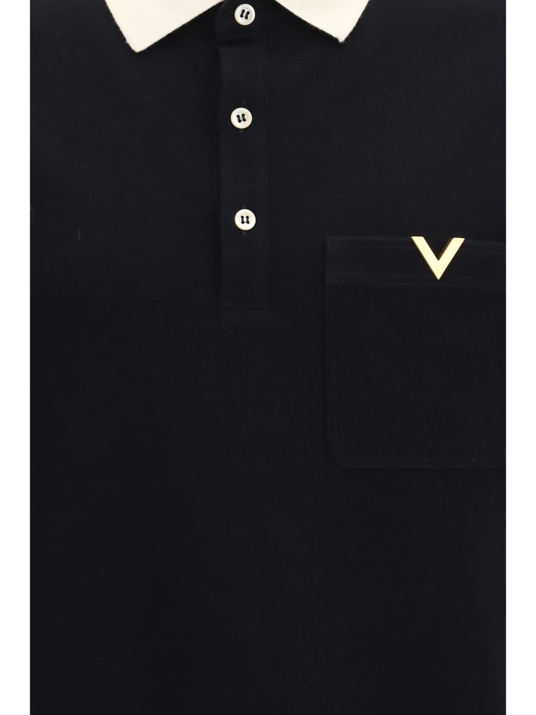 polo shirt black/cream by Selfnex