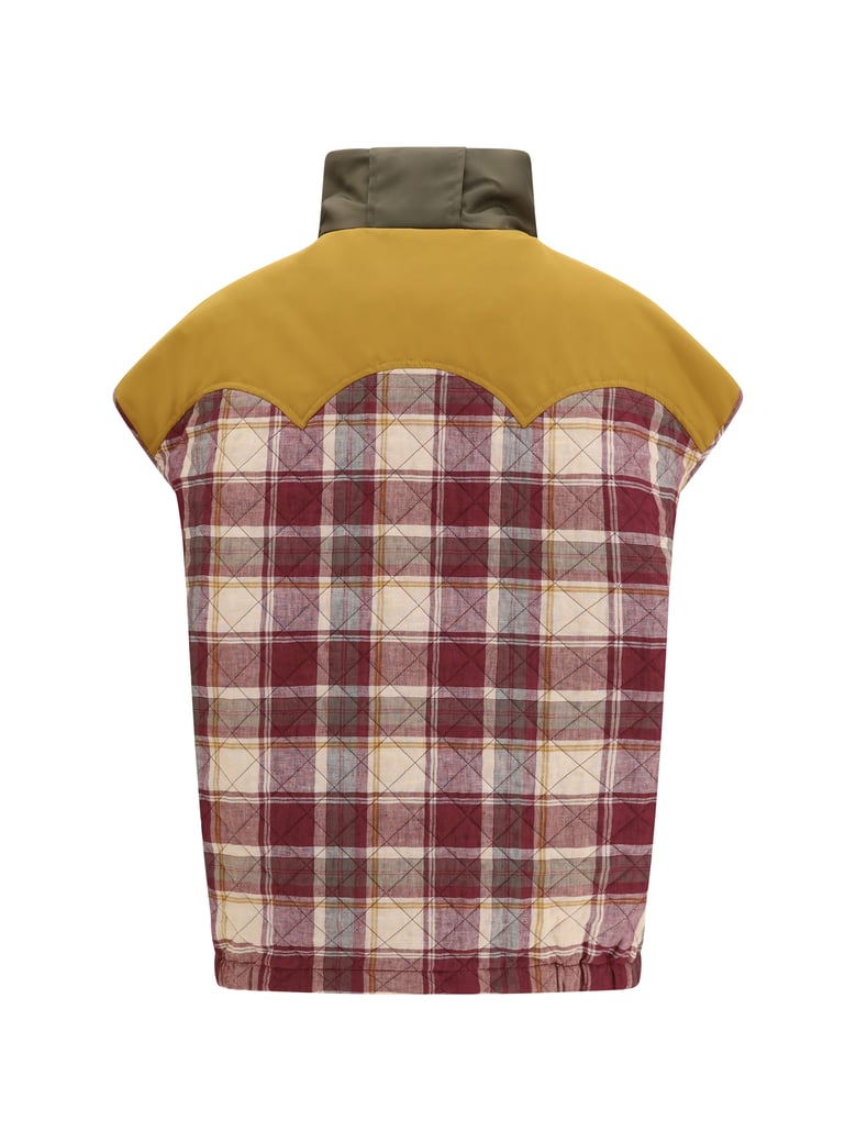 vest kate quilted padded red smoothie by Selfnex