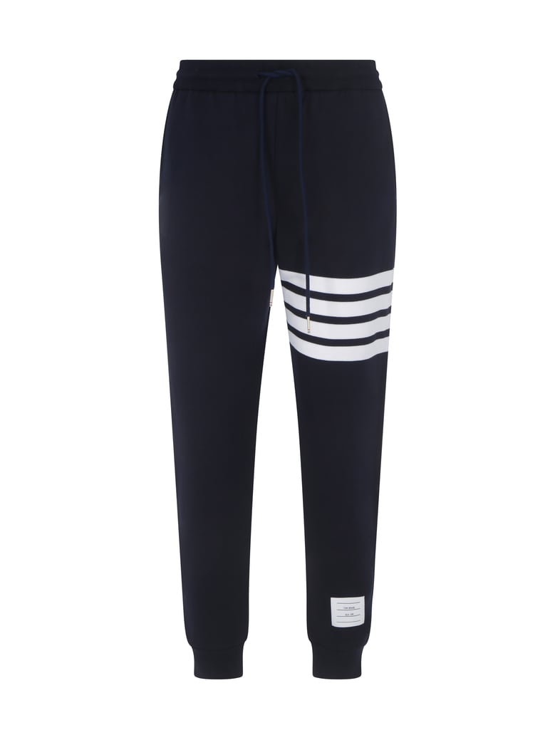 cotton sweatpants navy by Selfnex