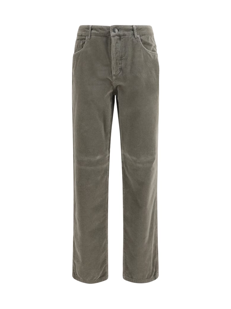 corduroy trousers taupe/pearl by Selfnex