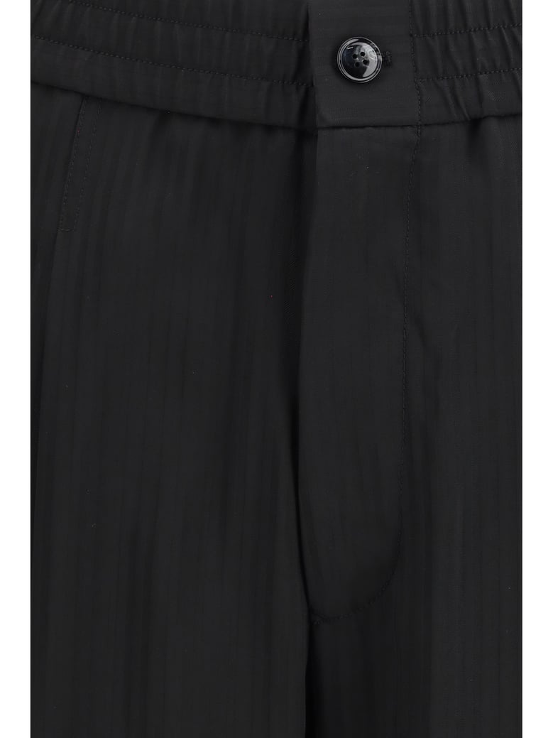 wide-leg viscose pants black beauty by Selfnex
