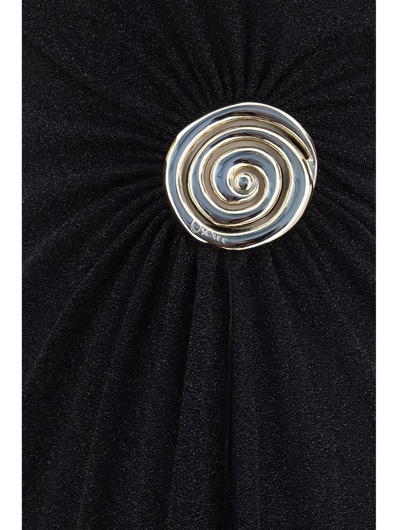 dress lumière one-shoulder black by Selfnex