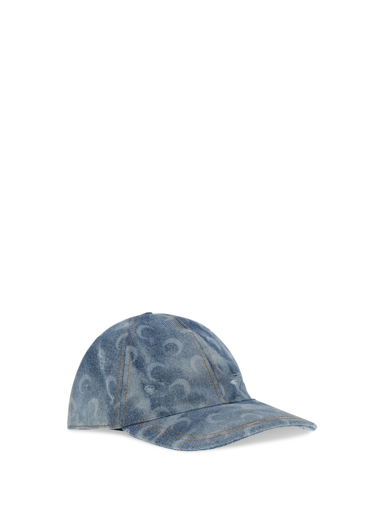 baseball cap moon light blue denim by Selfnex