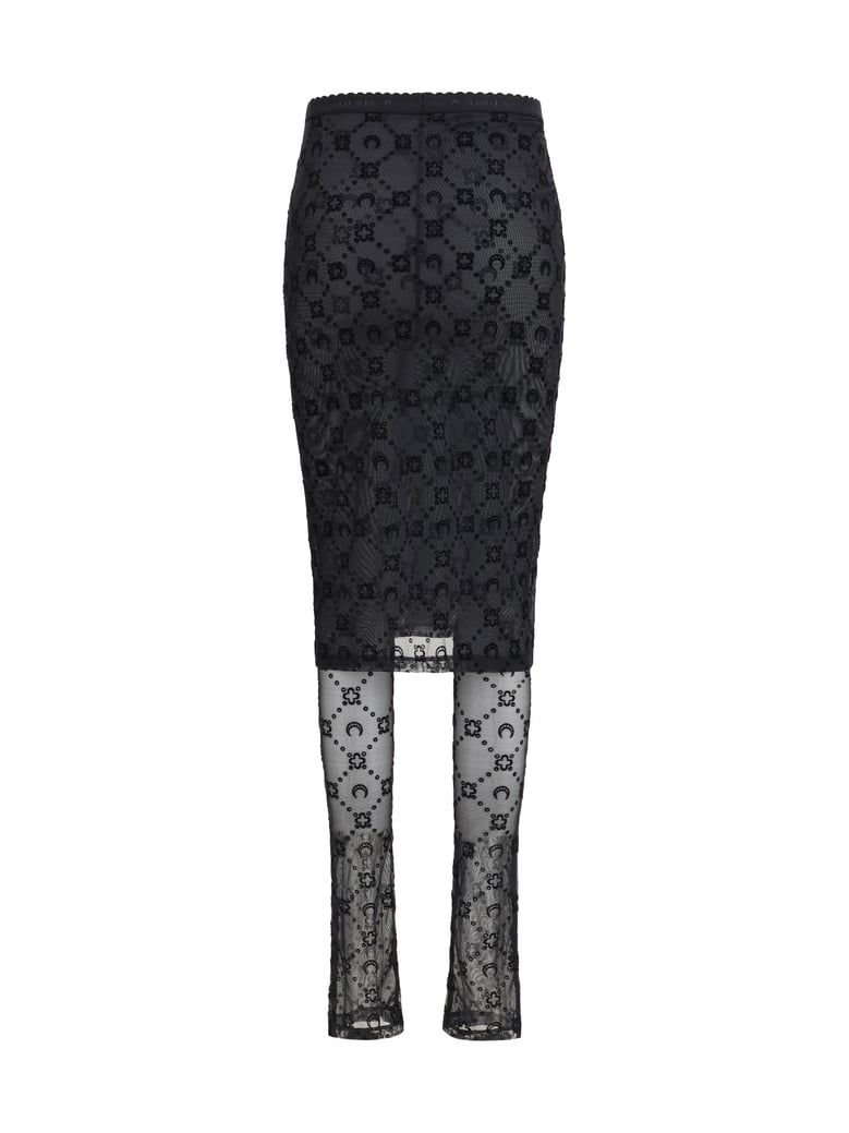 pant-skirt moonogram black by Selfnex
