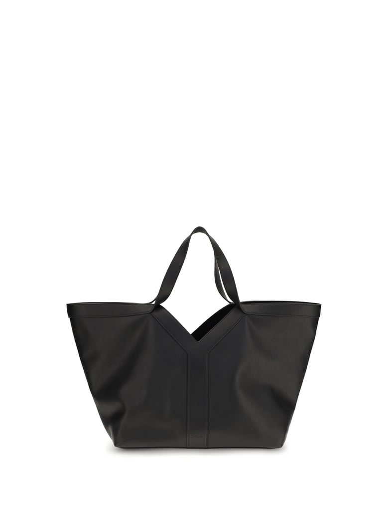 shoulder bag y black calf leather by Selfnex