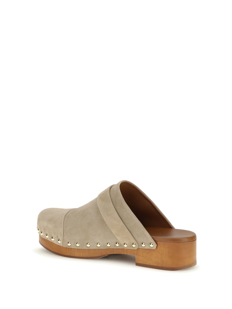 clog mules jeannette desert sand by Selfnex