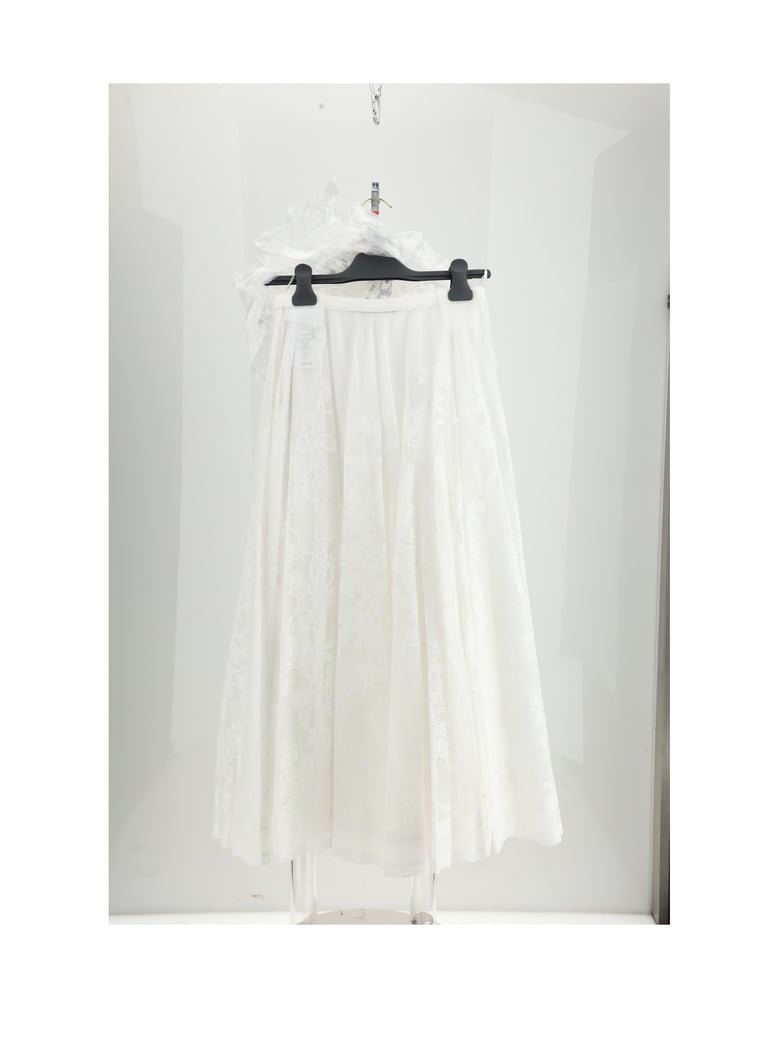 skirt villa me lace off white by Selfnex