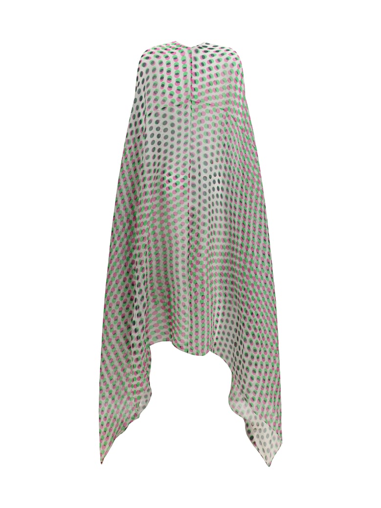 dress polka-dot cape ecru by Selfnex