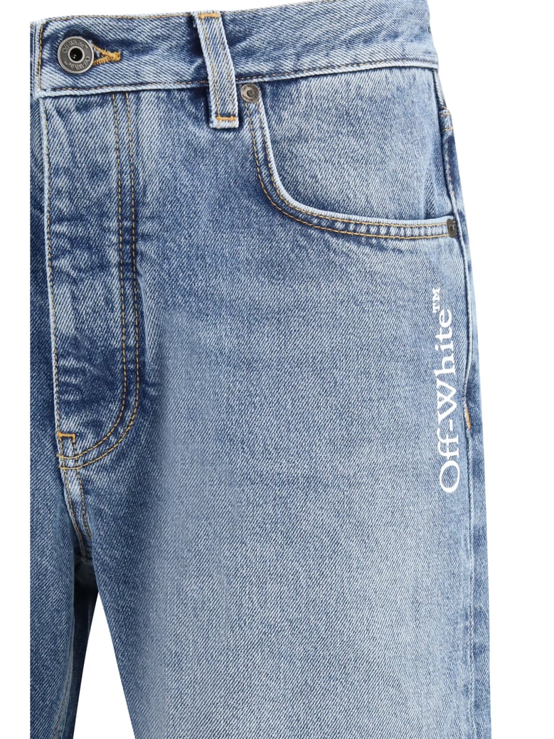jeans half arrow light medium blue by Selfnex