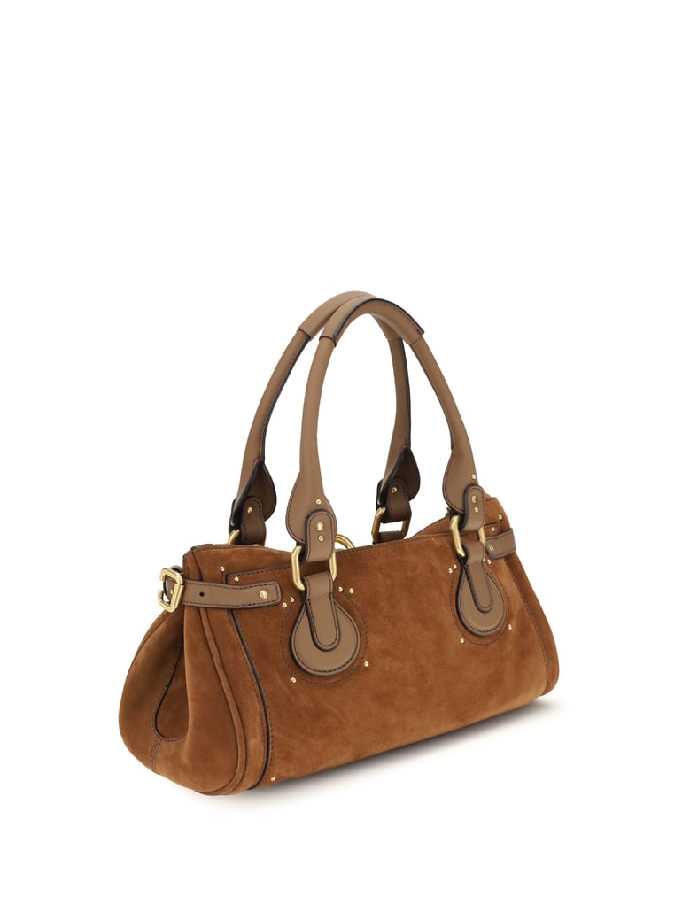 handbag paddington suede vintage brown by Selfnex