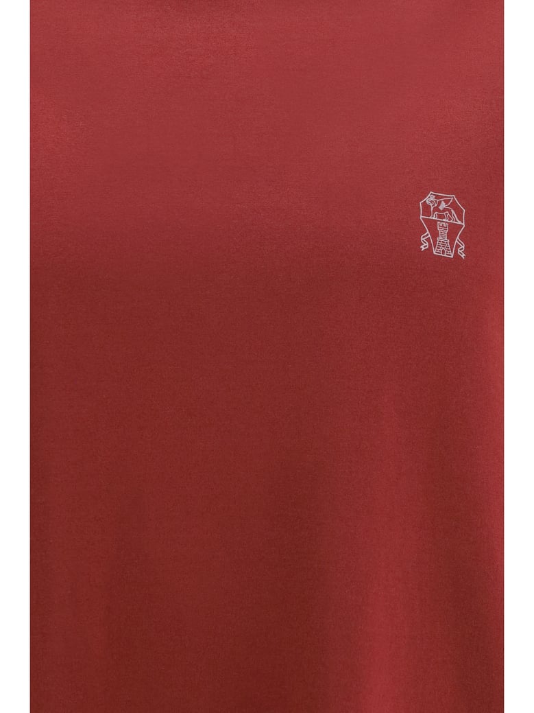 logo t-shirt lava/grey by Selfnex