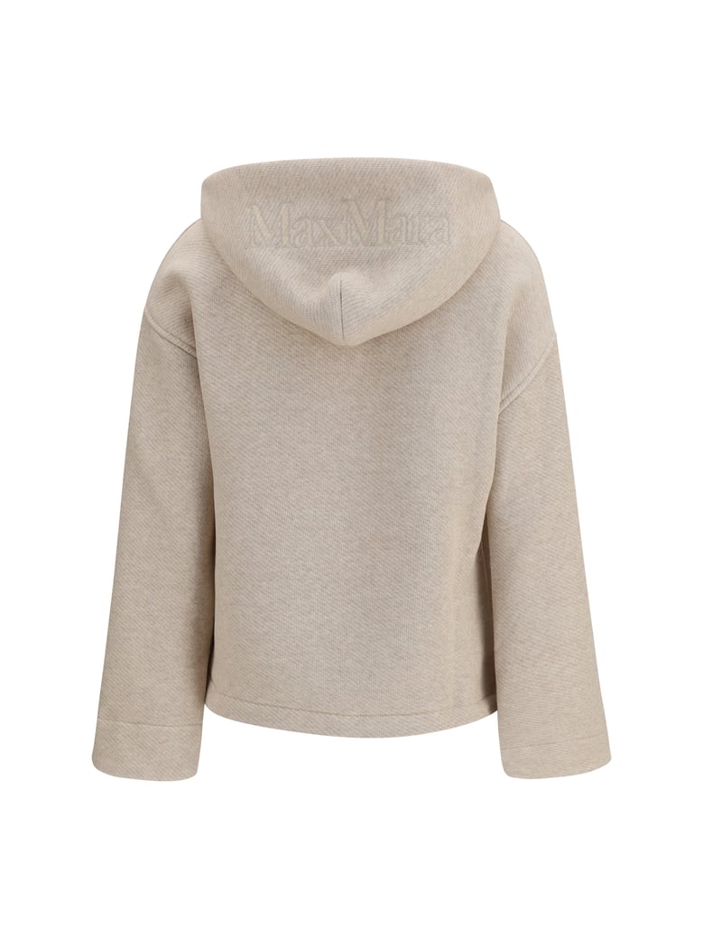 hooded sweatshirt beige by Selfnex
