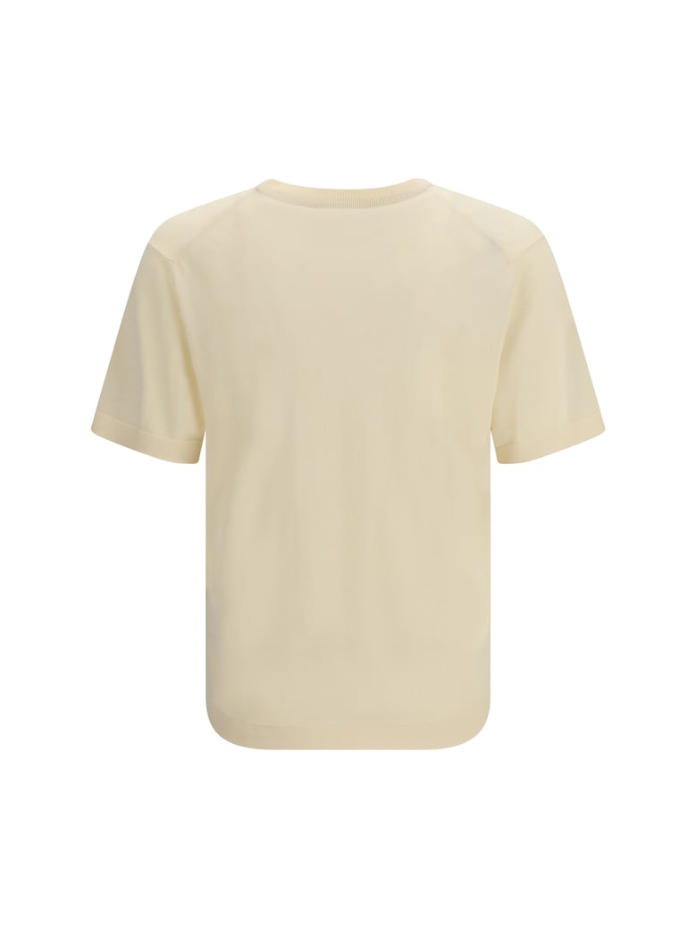 cotton knitted t-shirt butter by Selfnex