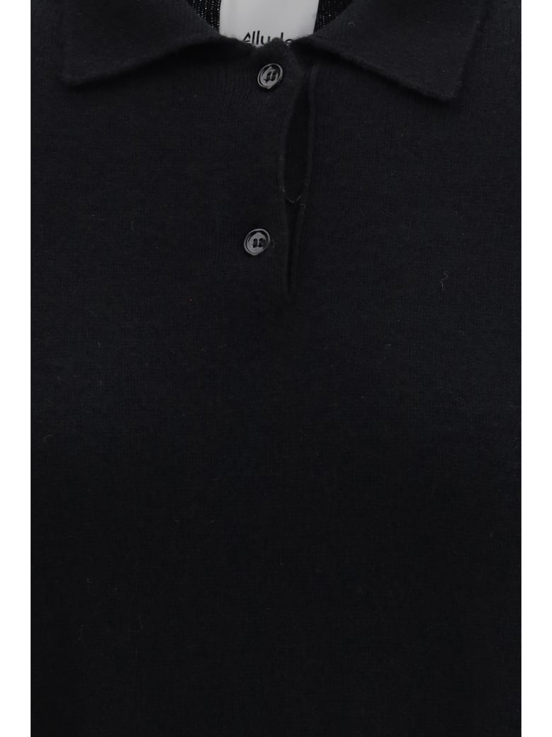 polo shirt cashmere black by Selfnex