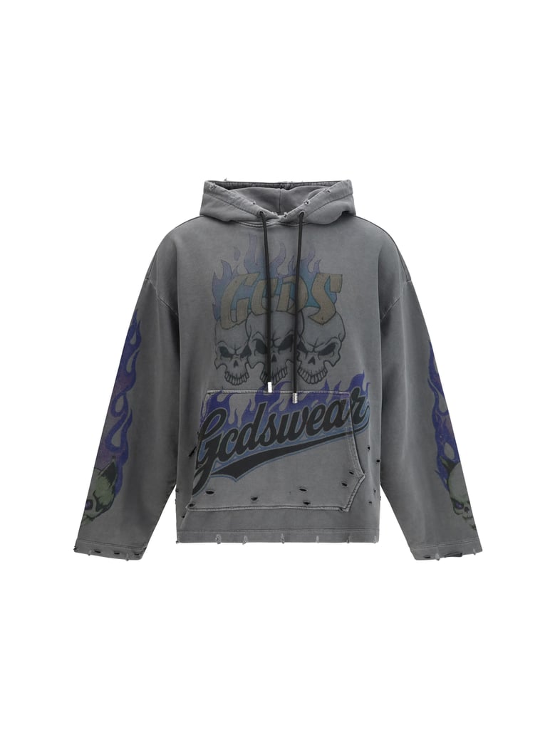 hoodie graphic print anthracite/lilac by Selfnex