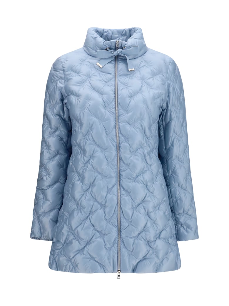 midi down jacket sky blue by Selfnex