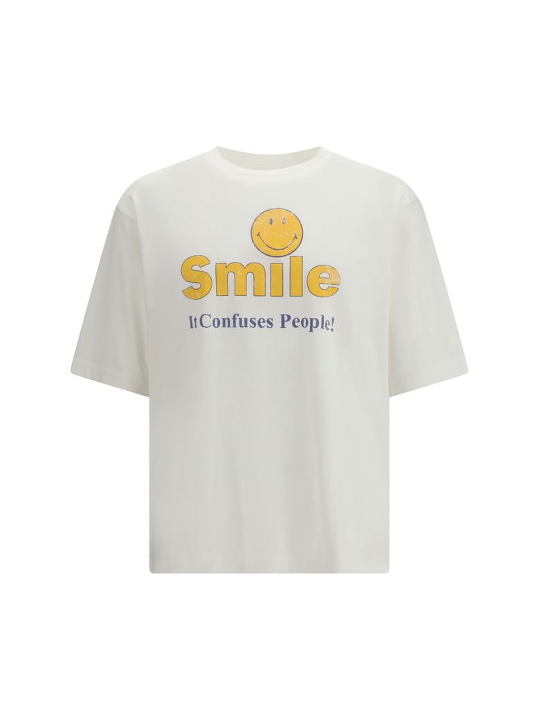 graphic print t-shirt white by Selfnex