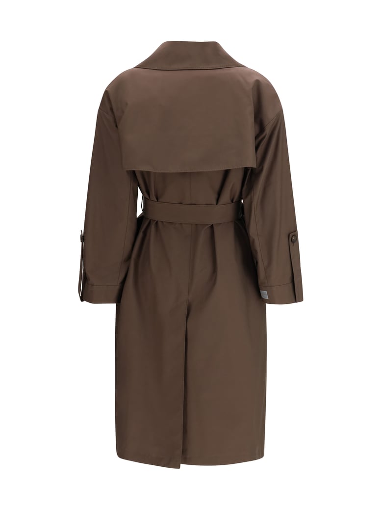 trench coat double-breasted cotton-blend by Selfnex