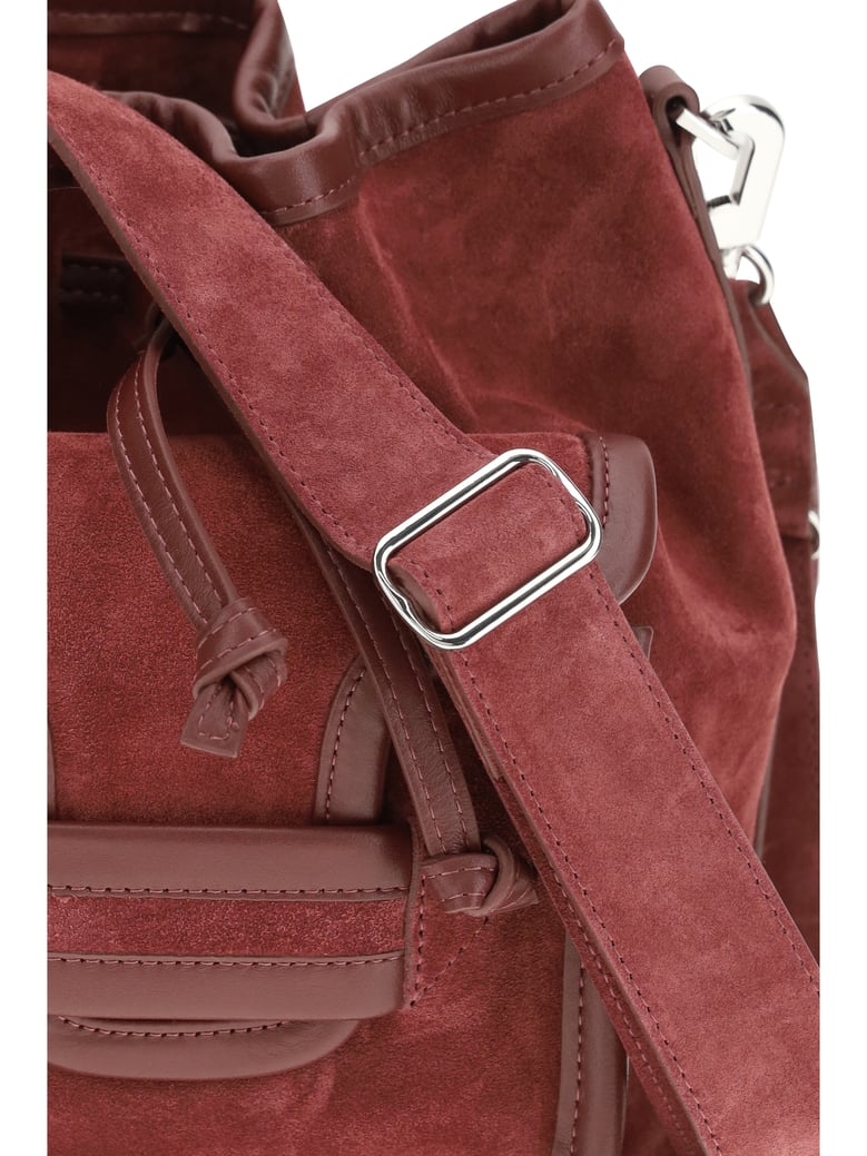 bucket bag alpha carmine burgundy by Selfnex